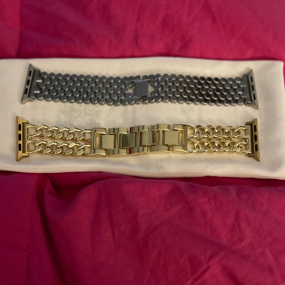 Gold & Silver Apple Watch Bands - Picture 2 of 7